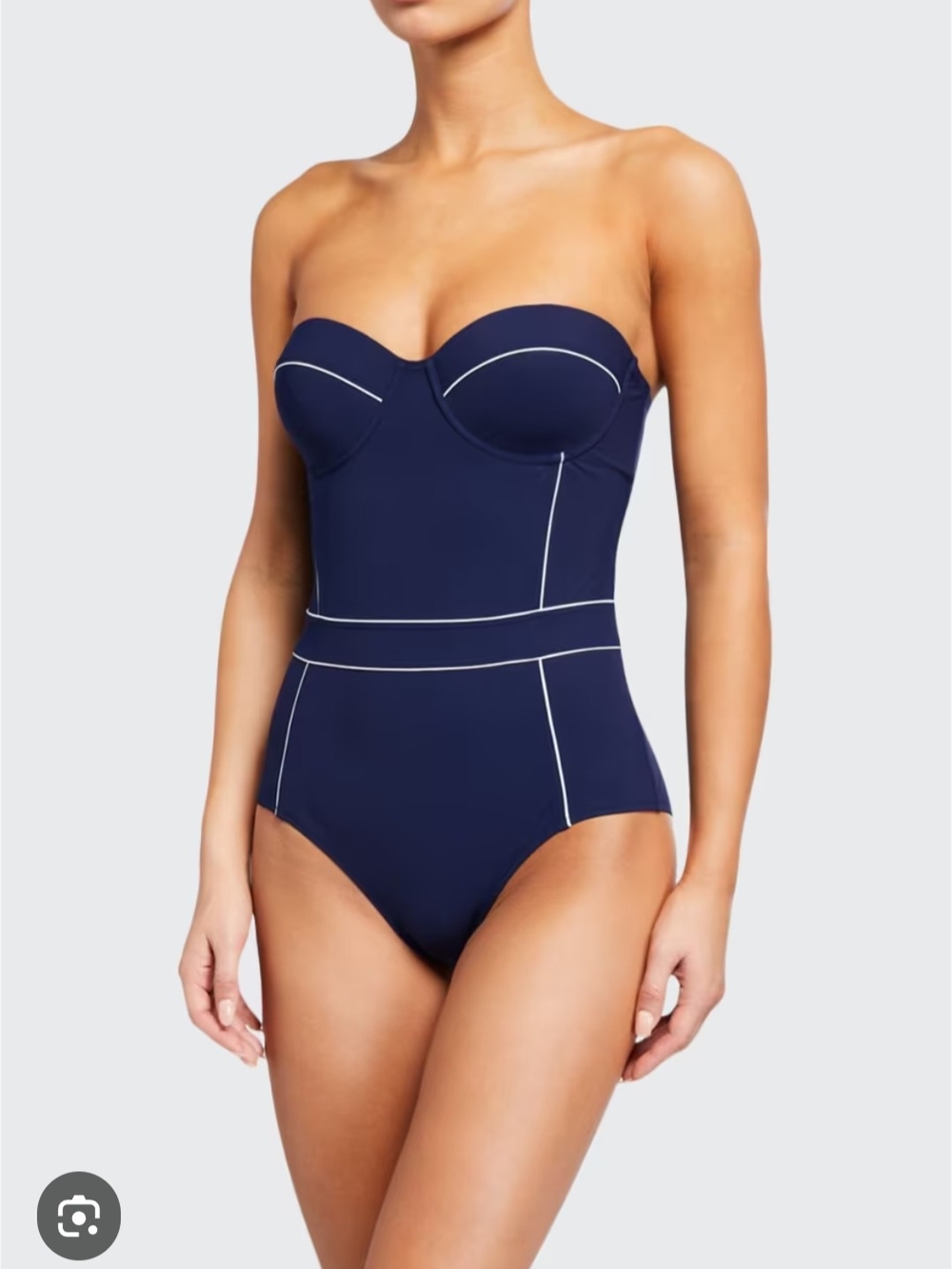 Tory Burch Lipsi One-Piece Swimsuit - Size S